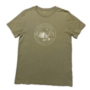 Fjällräven Lagerplats Graphic T-Shirt Olive Green Men’s Medium Outdoors